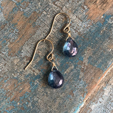 Load image into Gallery viewer, Blue Quartz Earrings
