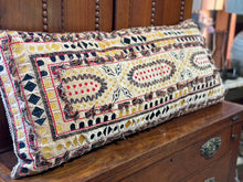 Load image into Gallery viewer, Embroidered Velvet Lumbar Pillow
