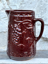 Load image into Gallery viewer, Vintage Glazed Stoneware Pitcher
