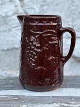 Load image into Gallery viewer, Vintage Glazed Stoneware Pitcher
