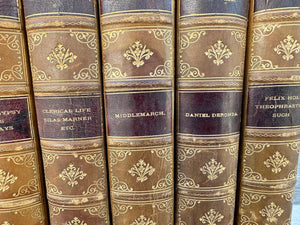 Leather-bound George Eliot Collection