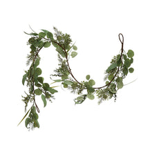 Load image into Gallery viewer, Faux Eucalyptus &amp; Mixed Greens Garland
